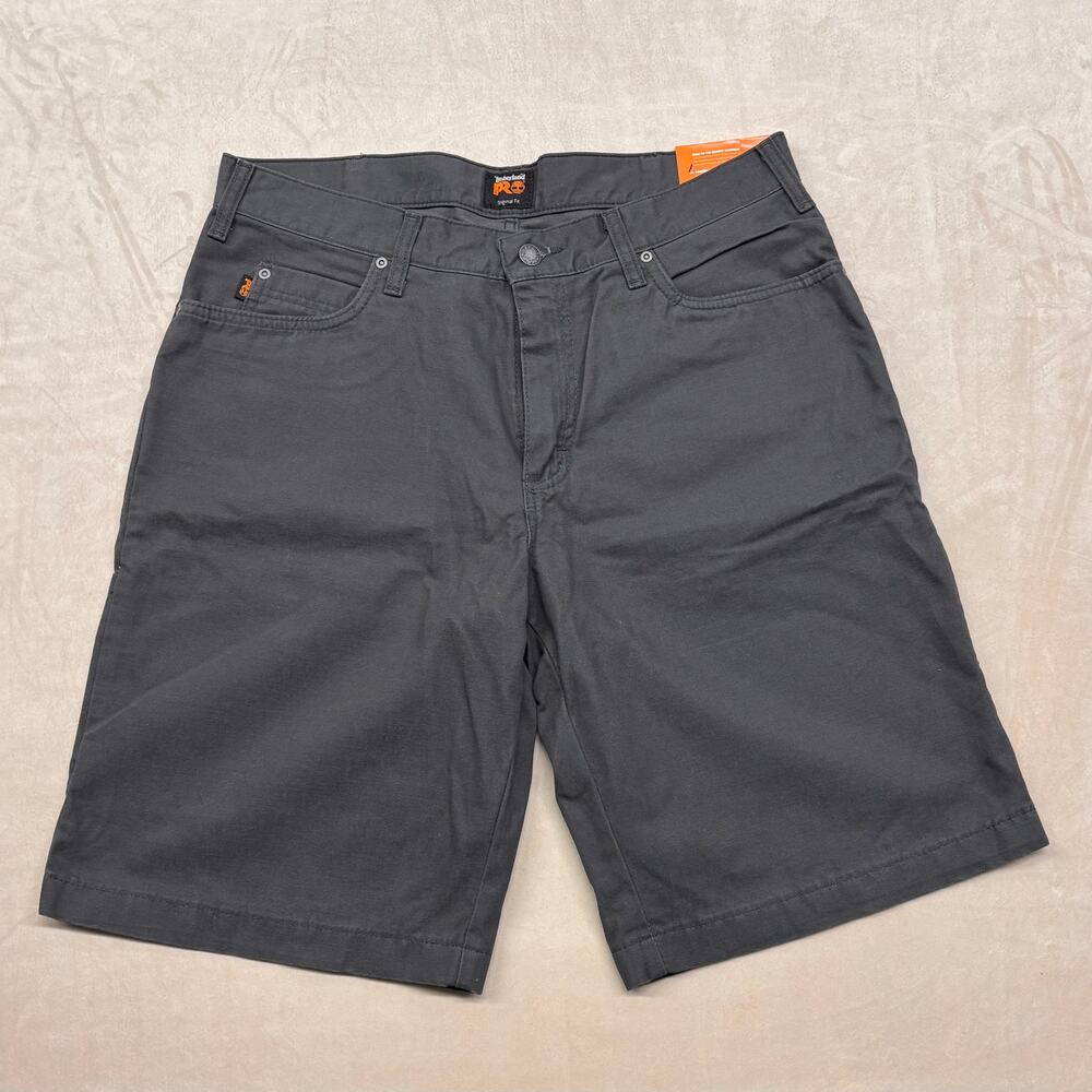 Timberland PRO Work Shorts Gray Canvas NWT